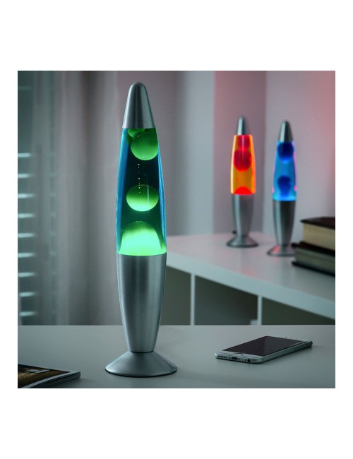Lámpara de lava magma 25 w color verde