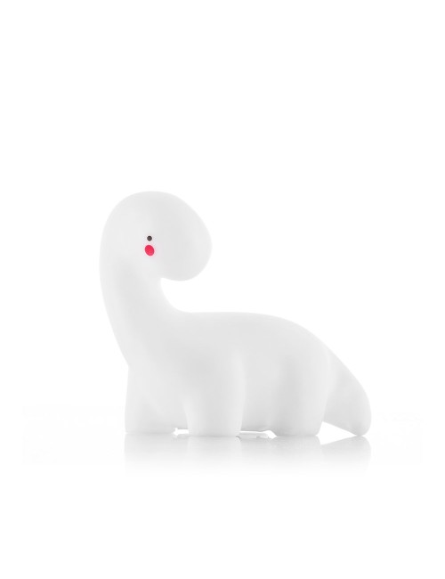 Luz nocturna decorativa led dinosaurio multicolor