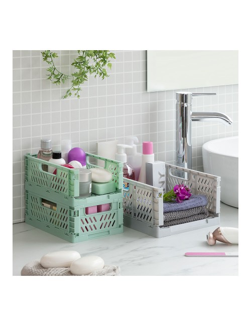 Set de 3 cajas organizadoras plegables y apilables boxtor