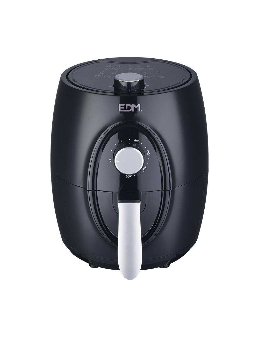 Freidora de aire 3,6 l 1400 w con cesta *** promoción regalo 1 ud ref. 07788 - papel freidora de aire ø17 cm 100 uds ***