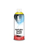 Pintura alquídica spray 520 cc ref 642 amarillo limón mate 300 ml