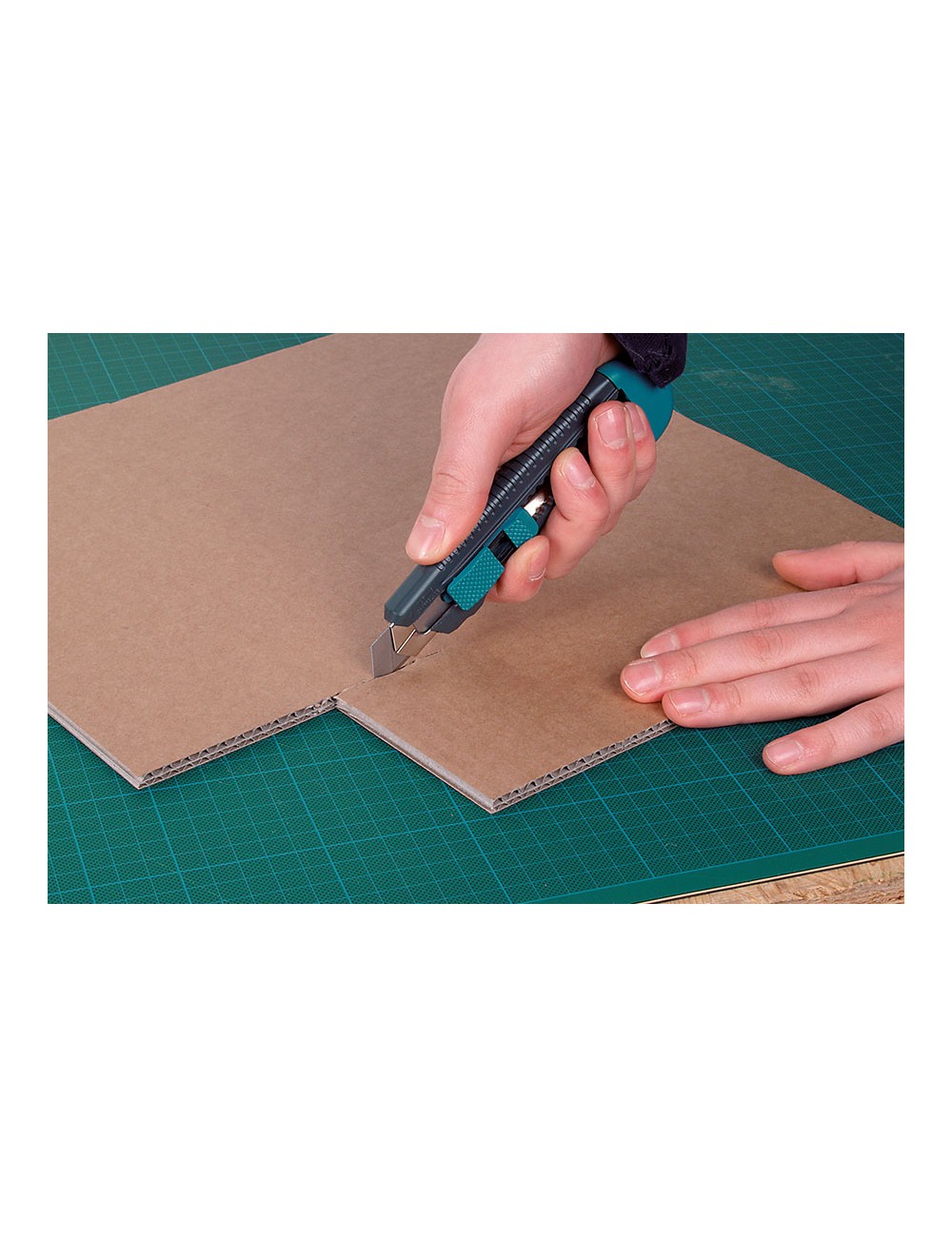 Cúter de cuchillas separables stándard de 18 mm