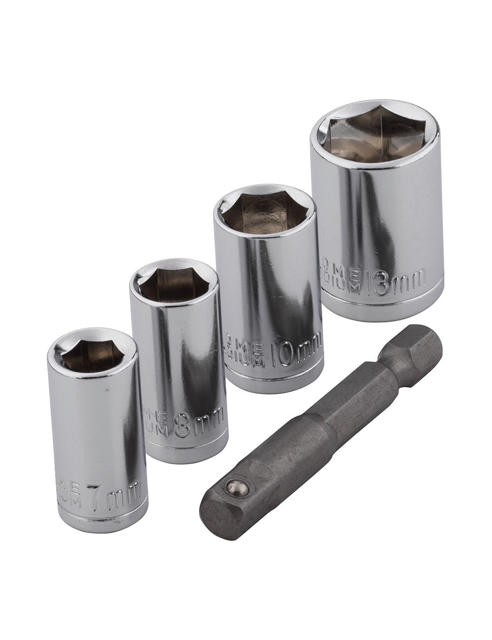 Llaves de vaso 4 llaves + adaptador, juego de 5 piezas