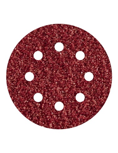 Discos adhesivos de lijar corindón, ø125 mm, grano60, set 5 uds