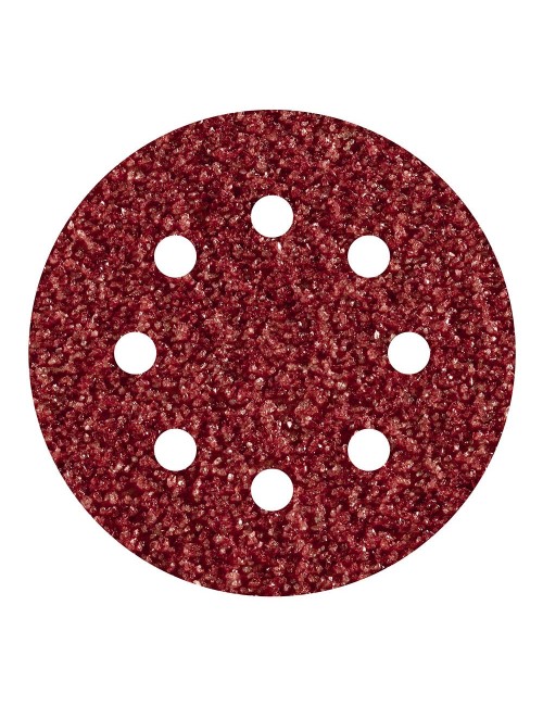 Discos adhesivos de lijar corindón, ø125 mm, grano60, set 5 uds
