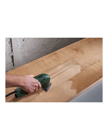 Hojas abrasivas adhesivas de corindón, 95 mm, grano40 delta, set 5 uds