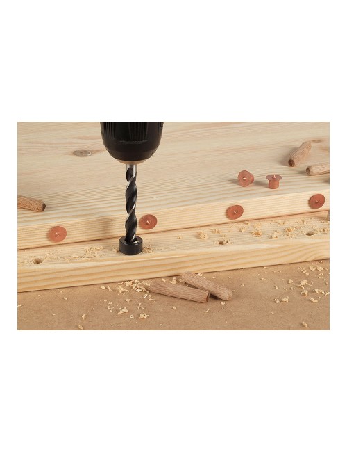 Topes de profundidad, juego de 3 piezas, ø6,00 / ø8,00 / ø10,00 mm