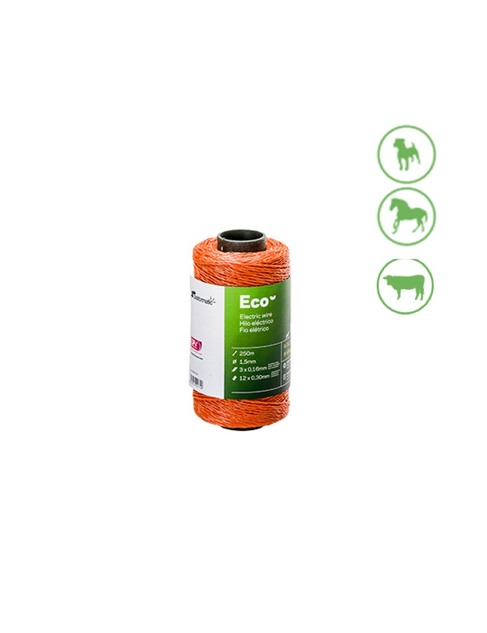 Cuerda cord conductor 1,5 mm 250 m