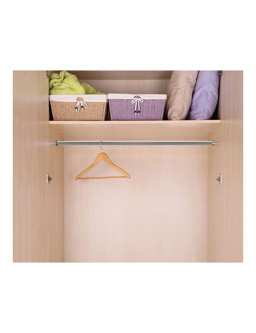 Barra armario ovalada cromada 200cm cintacor - storplanet