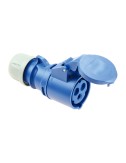 Base aerea cetac 2p+t azul 32a 230v~ ip44 (retractilada)