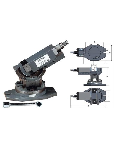 Mordaza Triaxial  MV3-125