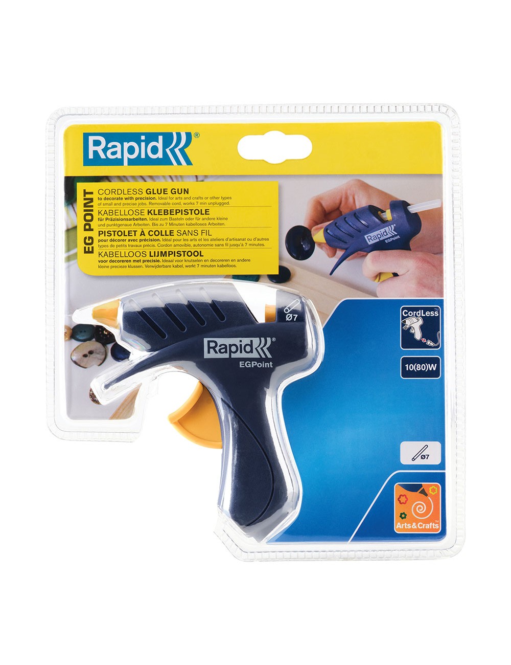 Pistola de cola point barra de silicona de ø7 mm