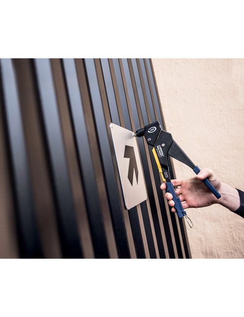 Remachadora manual rp60 cabezal giratorio multi