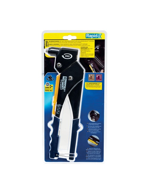 Remachadora manual rp60 cabezal giratorio multi