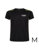 Camiseta deportiva negra talla-m roly