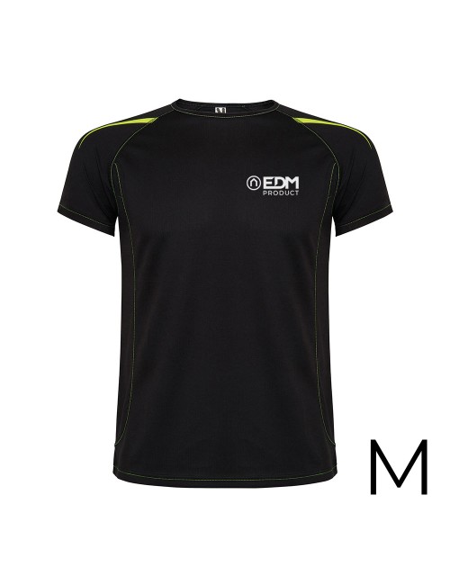 Camiseta deportiva negra talla-m roly