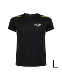 Camiseta deportiva negra talla-l roly