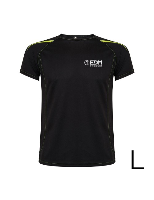 Camiseta deportiva negra talla-l roly