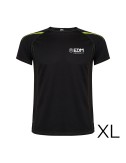 Camiseta deportiva negra talla-xl roly