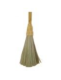Escoba de hojas de palma y mango de caña 137x20cm imex el zorro