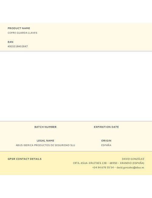 Guardallaves reprogramable