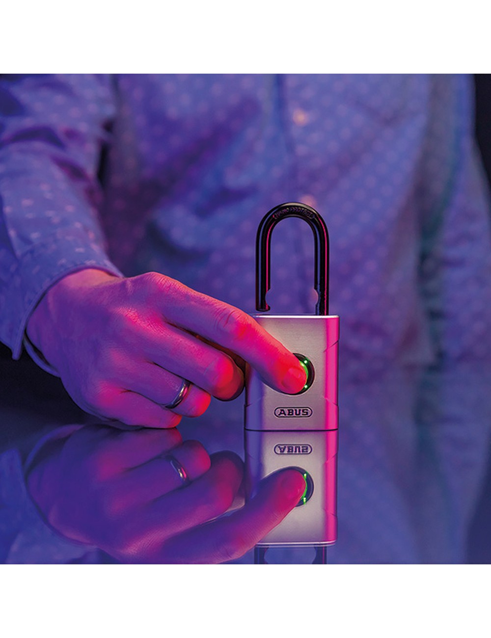 Candado de huella abus touch de 50mm 57/50 abus