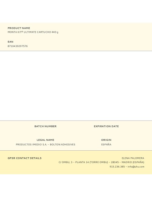 Monta kit® ultimate cartucho 440 g