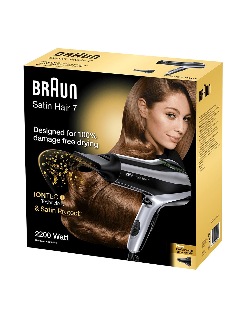 Secador de pelo satin hair7 ionico 2200 w
