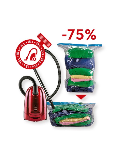 Funda con válvula de vacio 80 x 50 cm