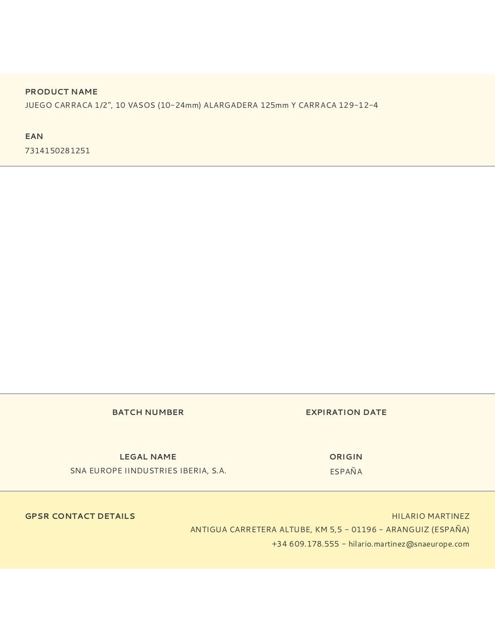 Juego carraca 1/2", 10 vasos (10-24mm) alargadera 125mm y carraca 129-12-4