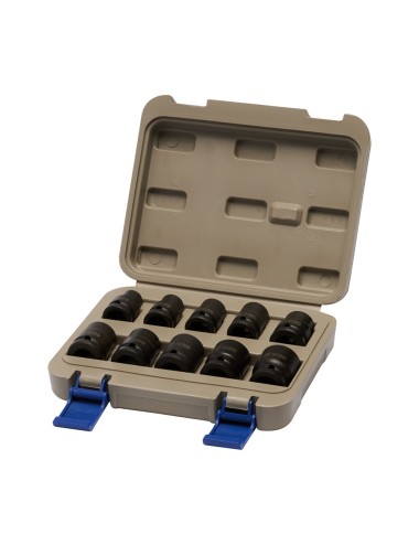 Vasos de impacto 1/2", 10 - 24 mm, 10 uds