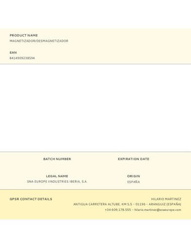 Magnetizador / desmagnetizador