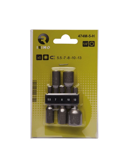 Juego 5 puntas stecker magnéticas 5,5-13mm 474m-5-h