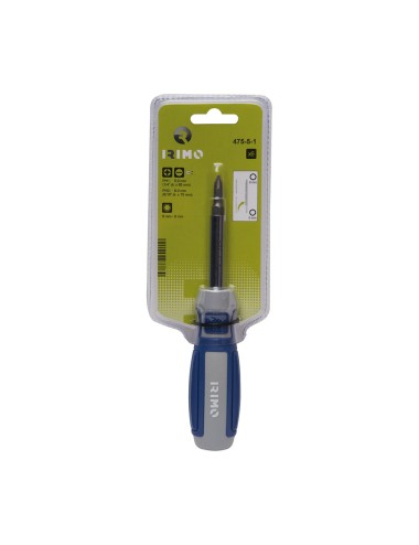 Destornillador 6 en 1 dos puntas reversibles