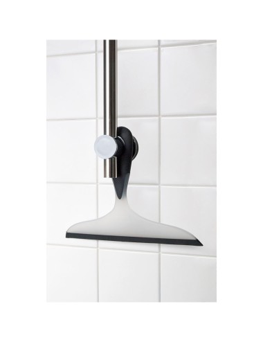 Limpiacristales para el baño/ducha loano 23 cm, negro/blanco