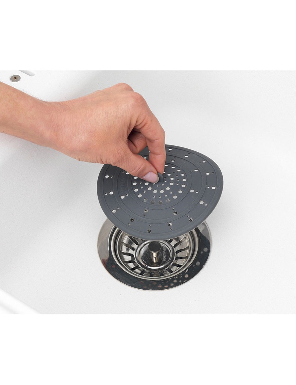 Filtro de desagüe de silicona sava, gris 53011100 wenko