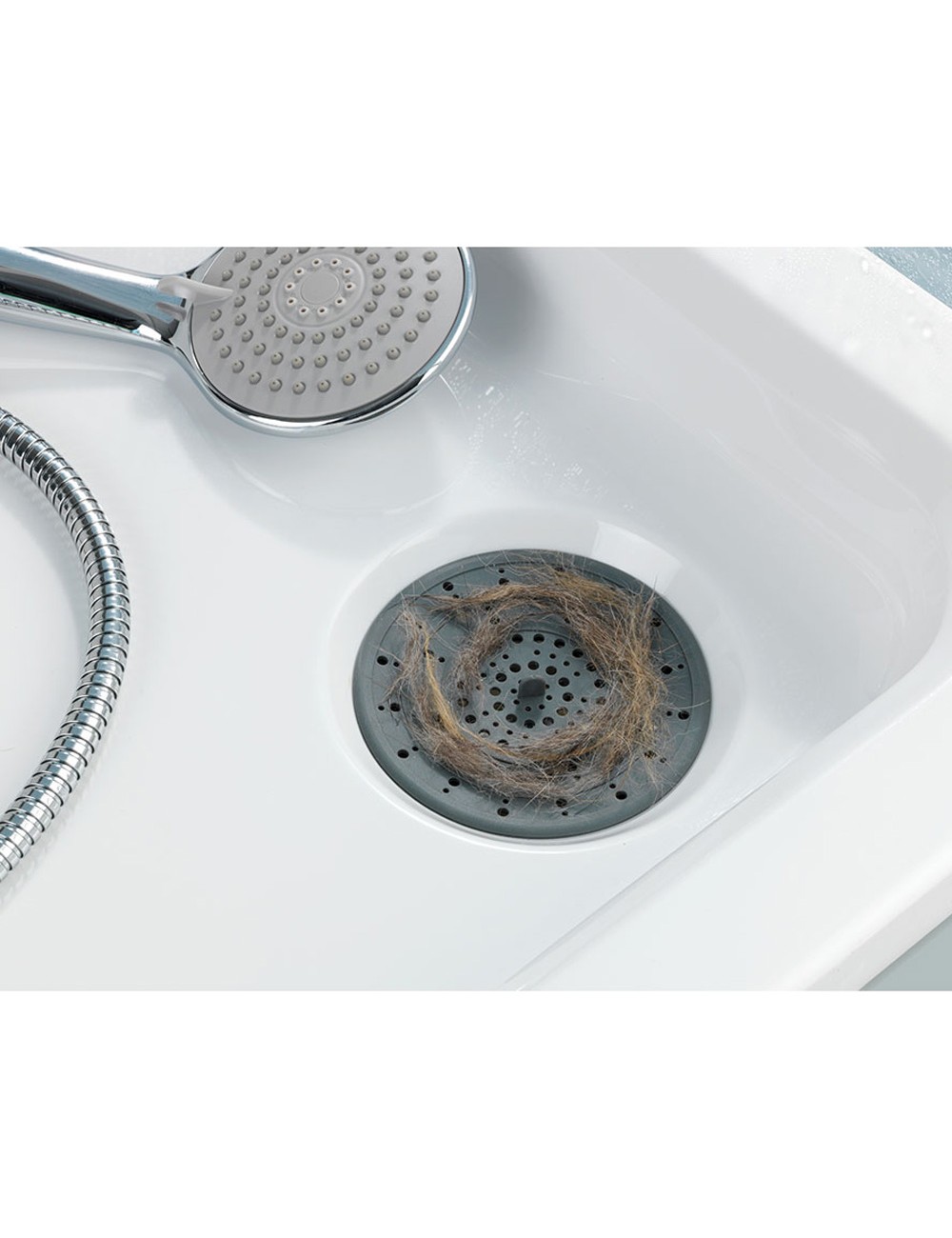 Filtro de desagüe de silicona sava, gris 53011100 wenko