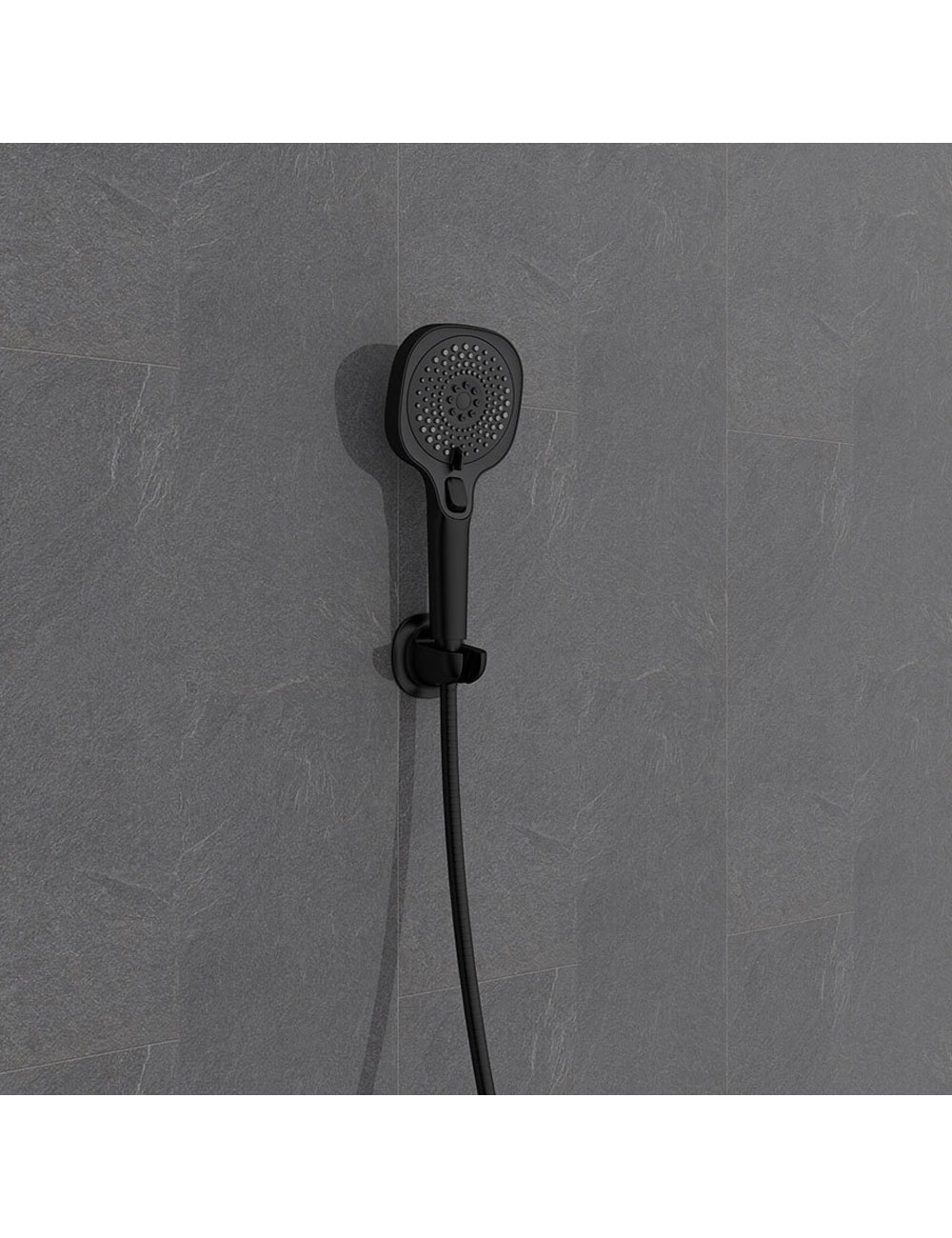 Soporte de cabezal de ducha libertà negro