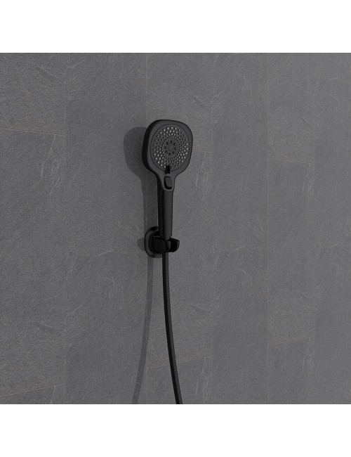 Soporte de cabezal de ducha libertà negro