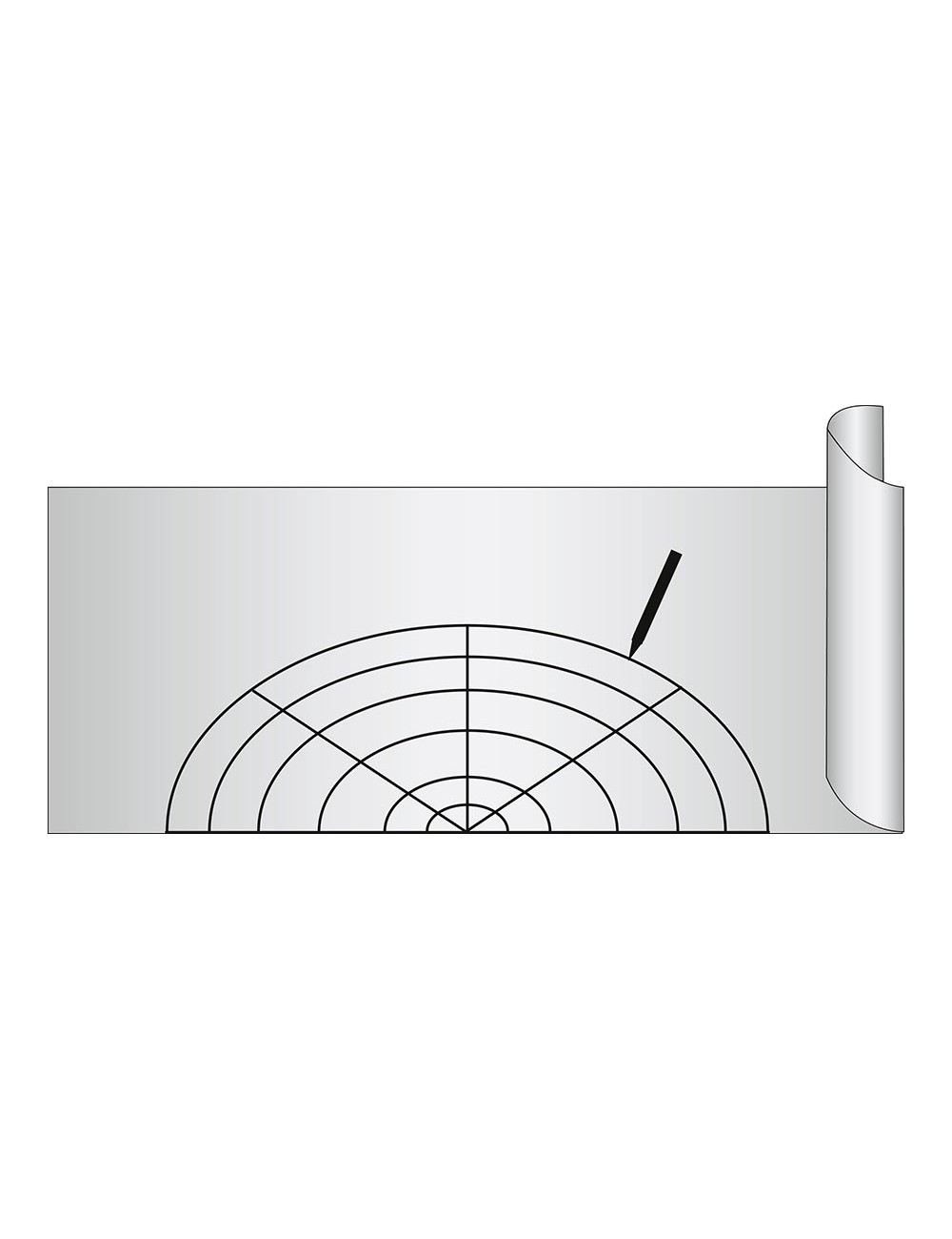 Lámina antideslizante transparente 50 x 150 cm