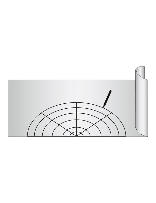 Lámina antideslizante extra gruesa gris 50 x 150 cm