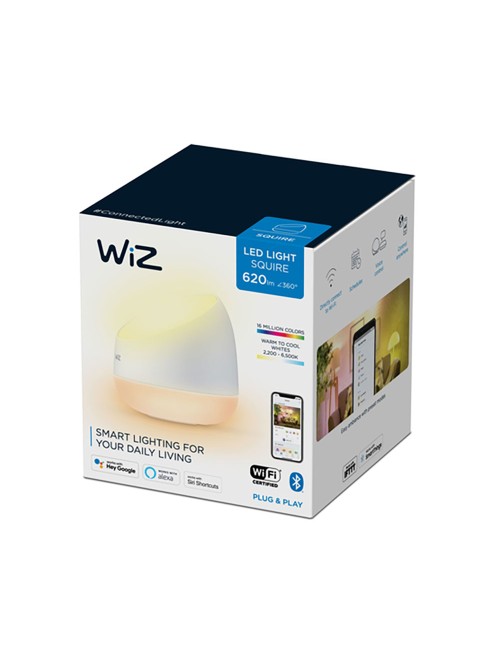 Lámpara de mesa squire portable 9w rgb conectada wifi 929002690301 philips wiz