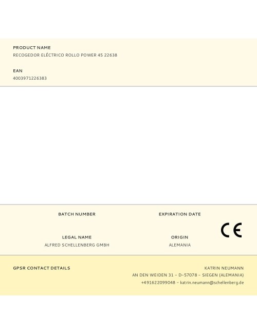 Recogedor eléctrico rollo power 45 22638