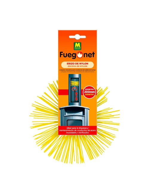 Deshollinador erizo de nylon ø200 mm