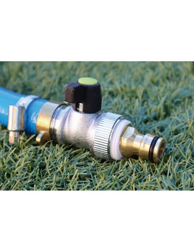 Conector roscado macho 3/4" laton aqua control