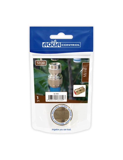 Conector rápido stop latón 3/4"