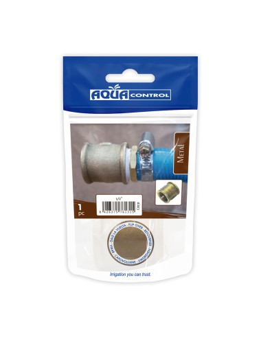 Manguito de 1/2" latón aqua control