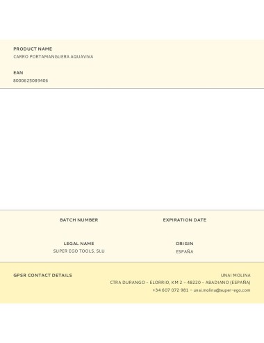 Carro portamanguera aquaviva