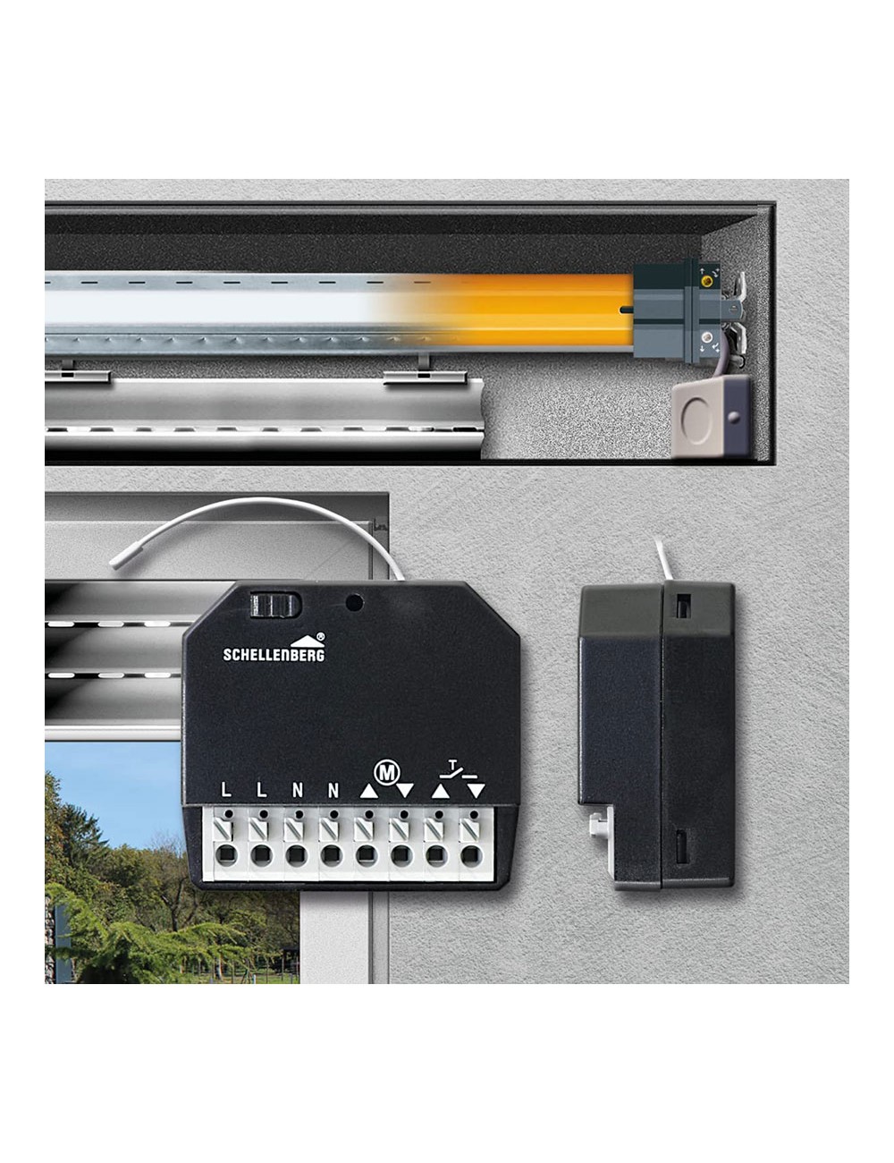 Receptor inalámbrico motor persiana 20018