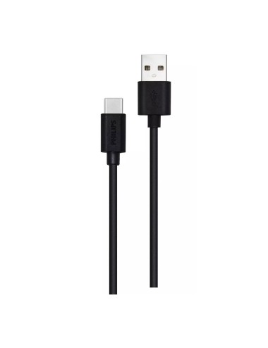 Cable usb-a a usb-c 1,2 m negro